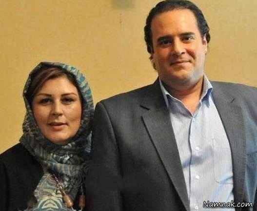 عکس هومن برق نورد در کنار همسرش